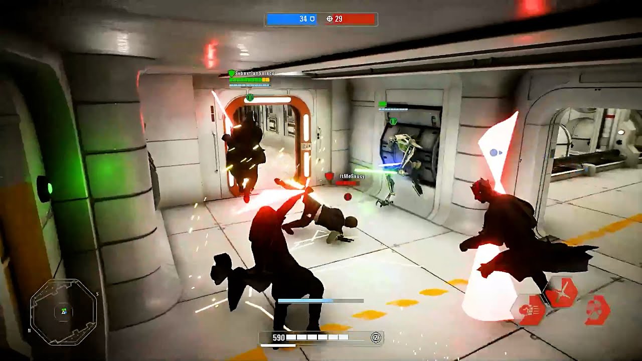 Kylo Ren Gameplay | 13,969 Score and 24 Kills! Heroes Vs Villains STAR WARS Battlefront 2