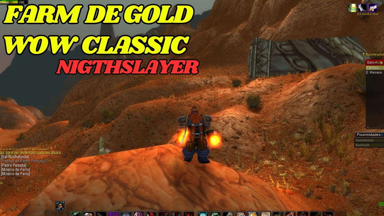 Como farma Gold sem profiss&atilde;o no wow classic