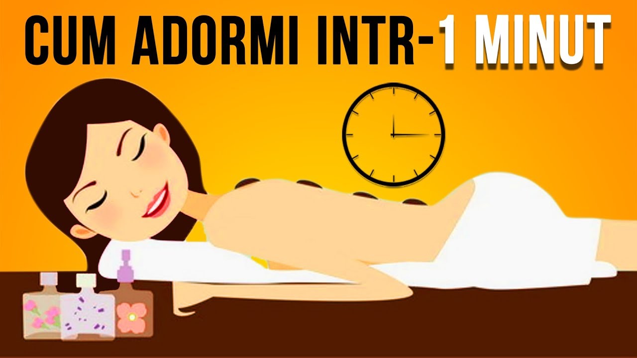 Cum sa ADORMI REPEDE - TOP 8 tehnici pentru a adormi in mai putin de 1 MINUT