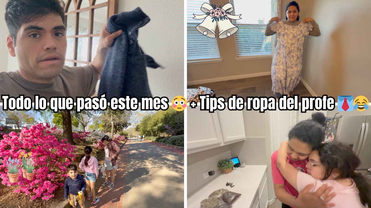 Todo lo que pas&oacute; este mes 😳 + Tips de ropa del profe 👔😂