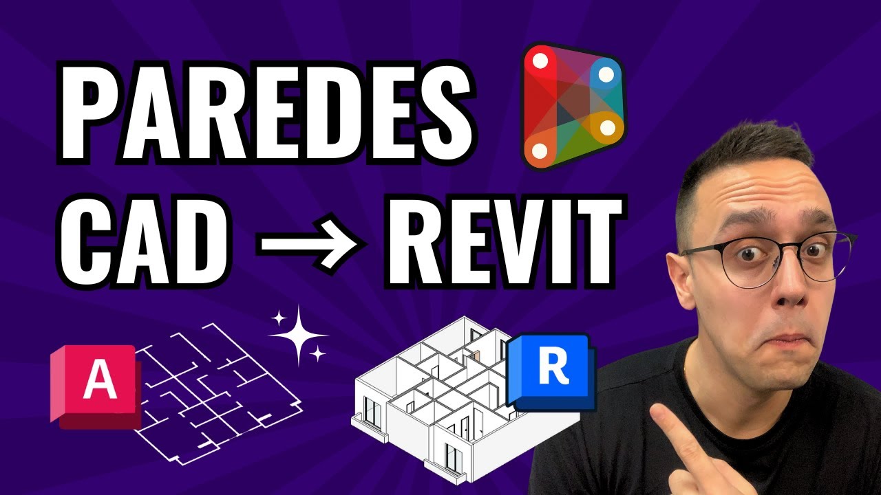 CAD 2D para REVIT 3D: Rotina Dynamo Grátis