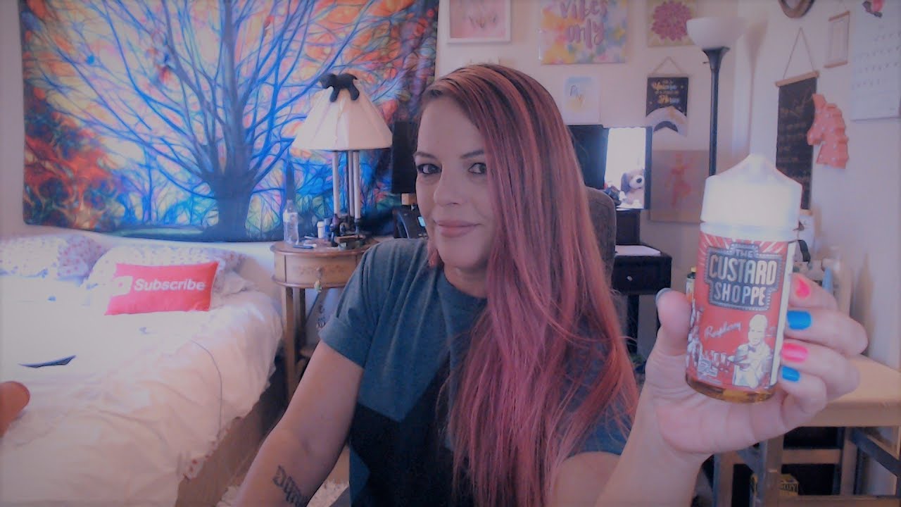 The Custard Shoppe Raspberry E Juice Review!! #TheCustardShoppe #MonsterVapeLabs