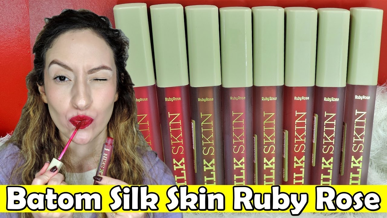 BATOM LÍQUIDO SILK SKIN RUBY ROSE | LÁIANE LIRA