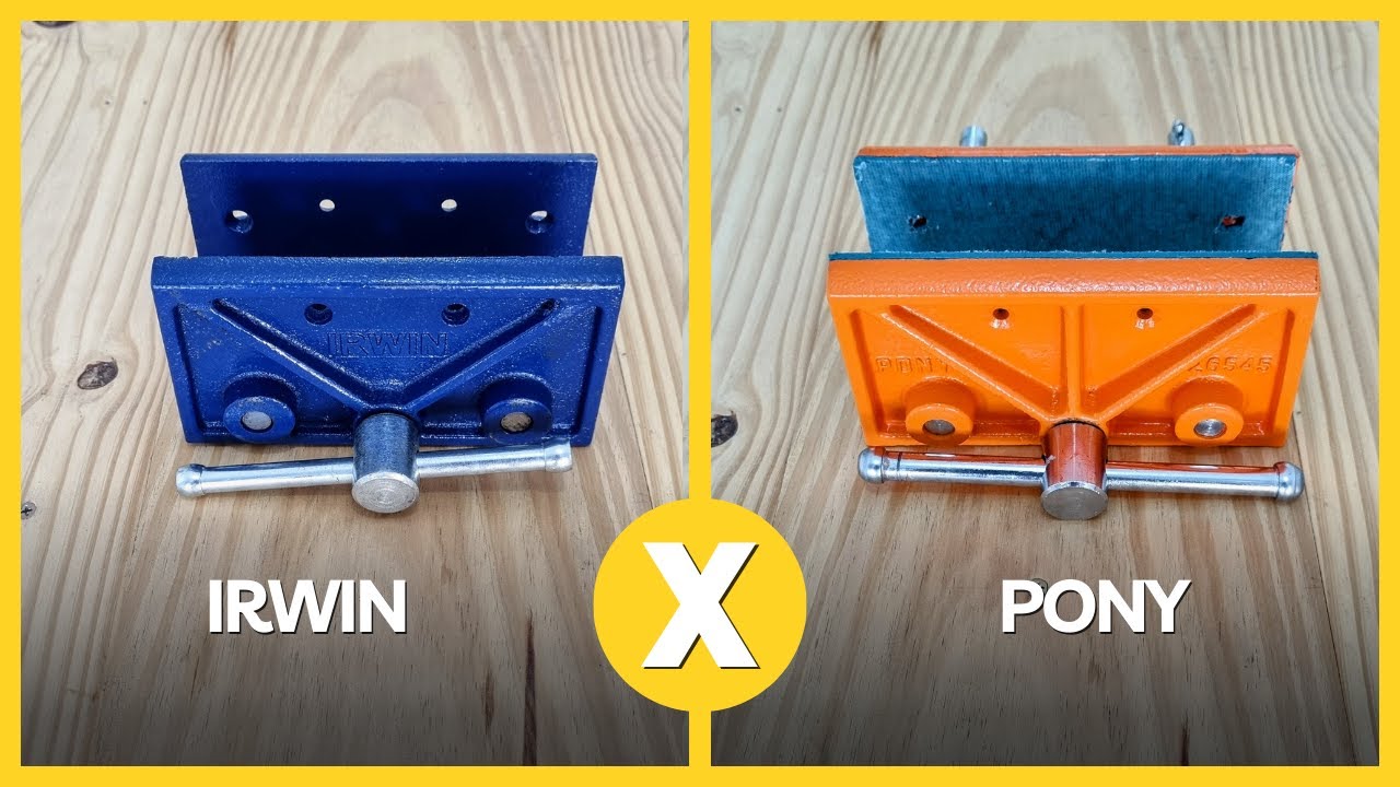 Morsa de bancada IRWIN x PONY (comparativo)