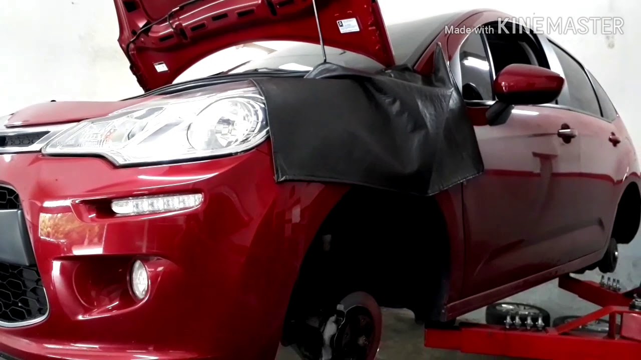 Rolamento de roda ruído como trocar  !!!  Citroen C3 novo 1.5 8 V Flex 2014 .