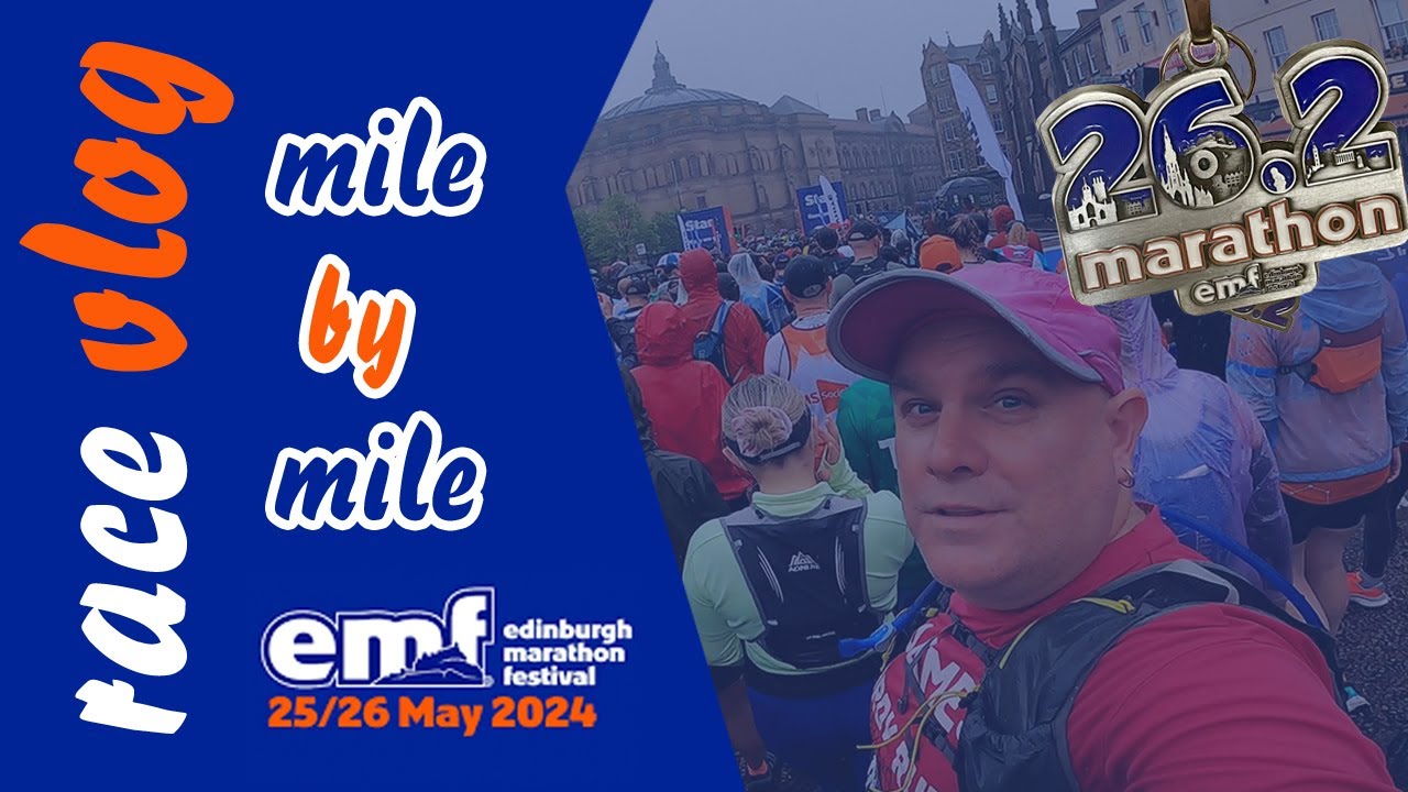 Edinburgh Marathon 2024 in the rain!