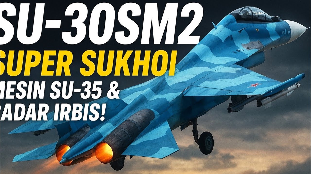 SU-30SM2: Super Sukhoi dengan Mesin Su-35 dan Radar Irbis! Raja Udara Generasi 4++
