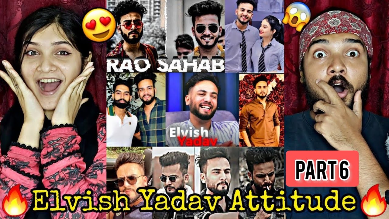 Elvish Yadav Attitude Video REACTION | Elvish Yadav Angry Moments | Reaction Bazar | part 6