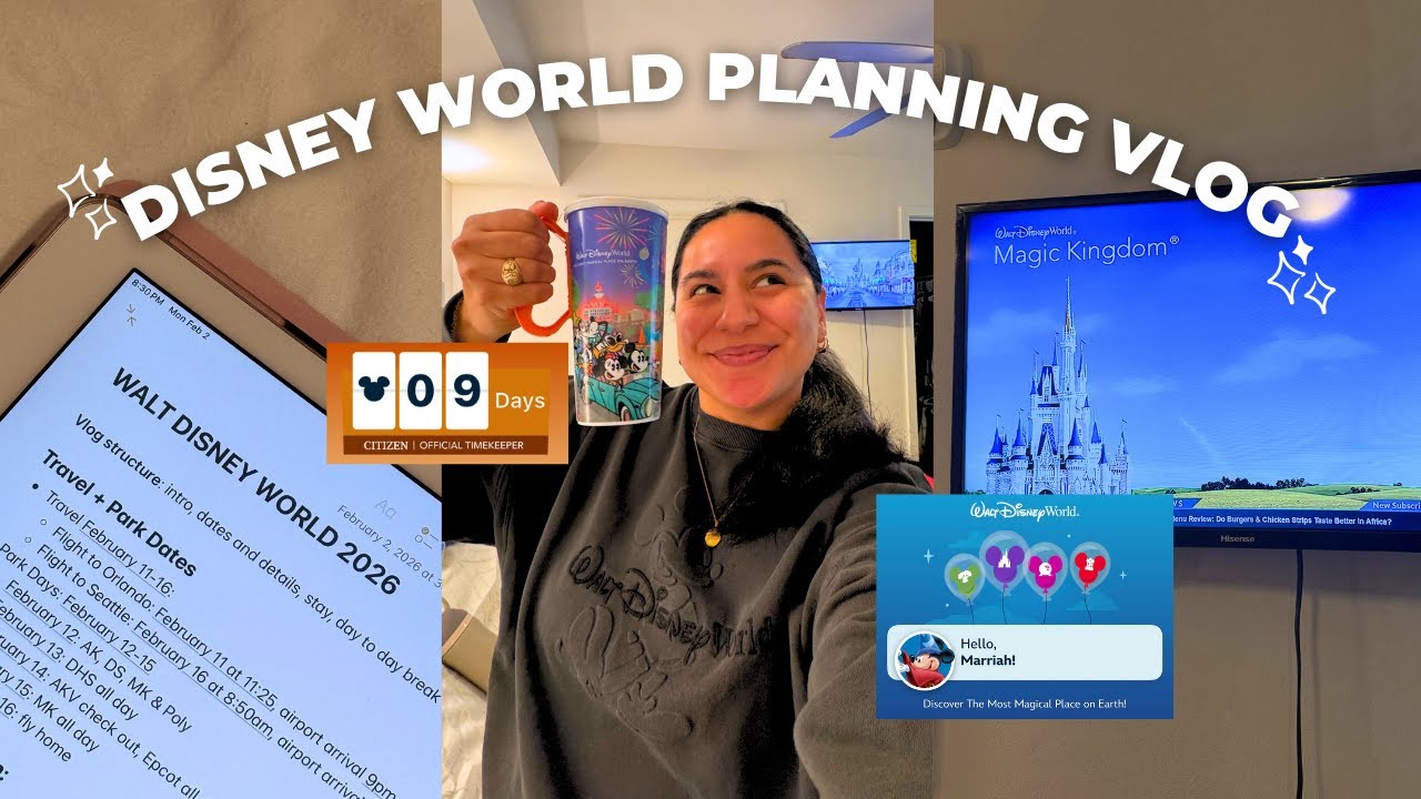 PLAN & PREP FOR DISNEY WORLD 2026✨ park days, dining reservations, resorts, lightning lanes + more