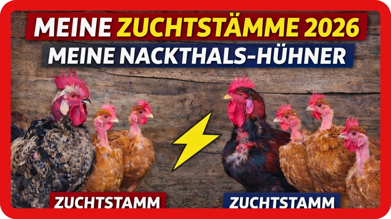 Was steckt hinter Alpha und Beta ! Zuchtstämme Nackthalshühner Januar 2026