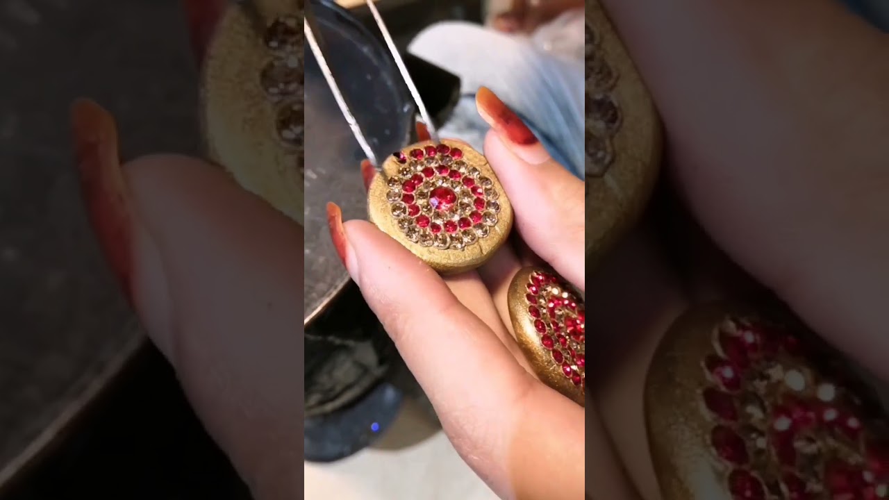 #jaipuri lac famous Earrings..made by me..💞💞#youtubeshorts #training#viralvideo#shorts #shortvideo..