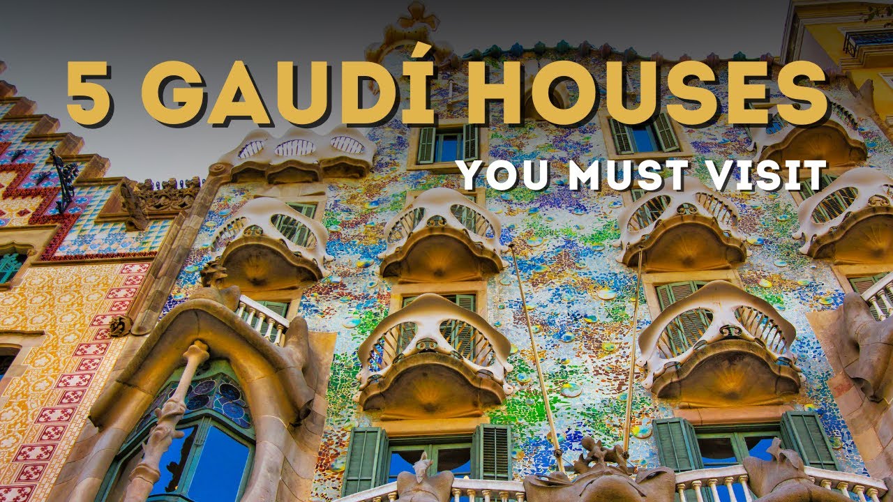 5 Gaudí Houses in Barcelona: Casa Vicens, Casa Calvet, Casa Batlló, Bellesguard & Casa Milà