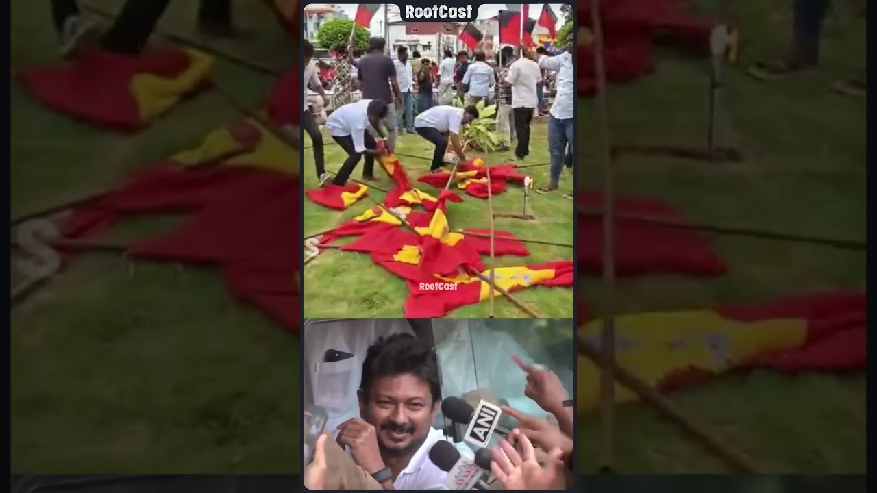 Why Were TVK Flags Thrown Away? | Udhayanidhi Arrest Protest | CM Vijay | Udhayanidhi | Rootcast