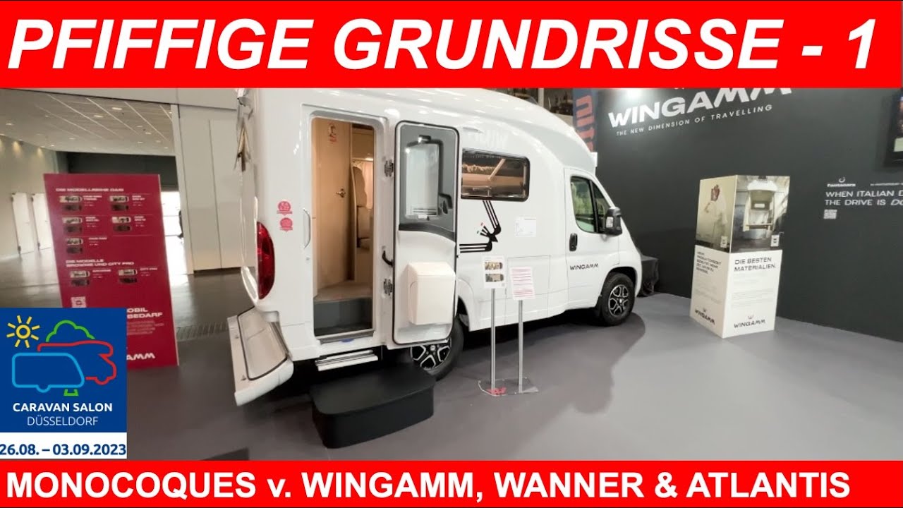 Pfiffige Monocoques von WINGAMM, ATLANTIS & WANNER. Nachlese zum Caravan Salon Teil 1