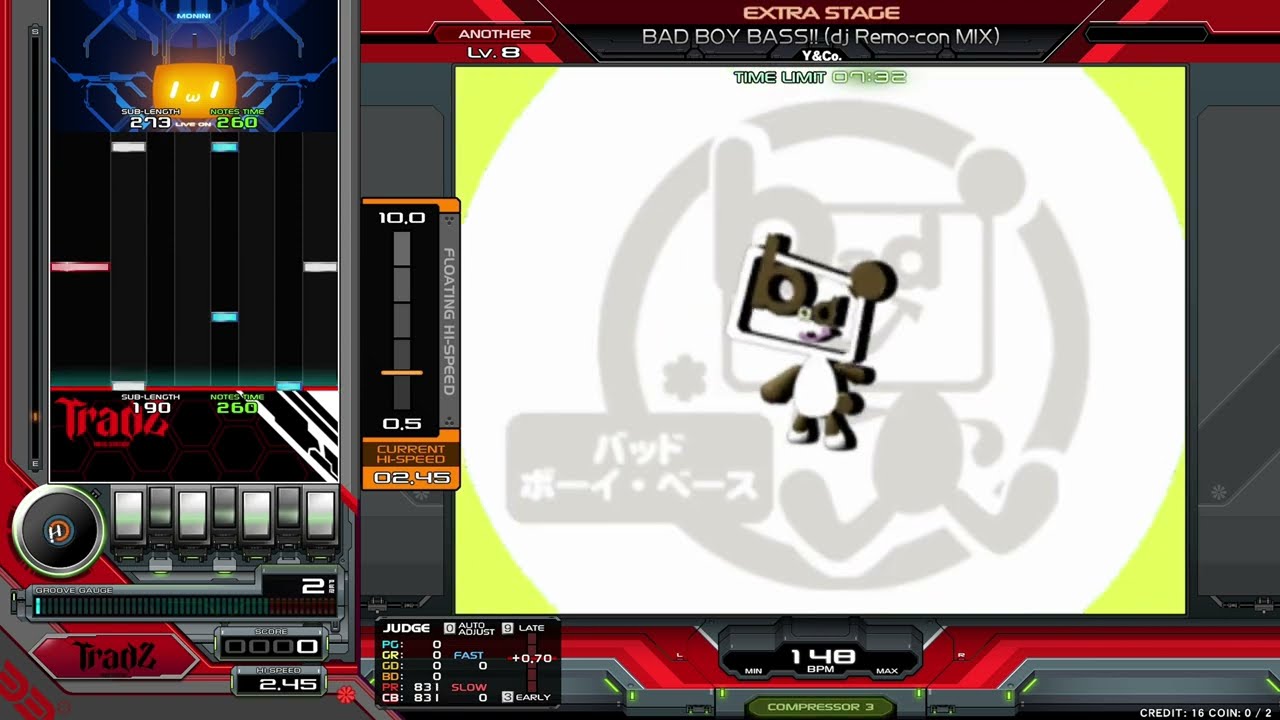 BAD BOY BASS!! (dj Remo-con MIX) [SPA] キー音無し(放置) 【IIDX】