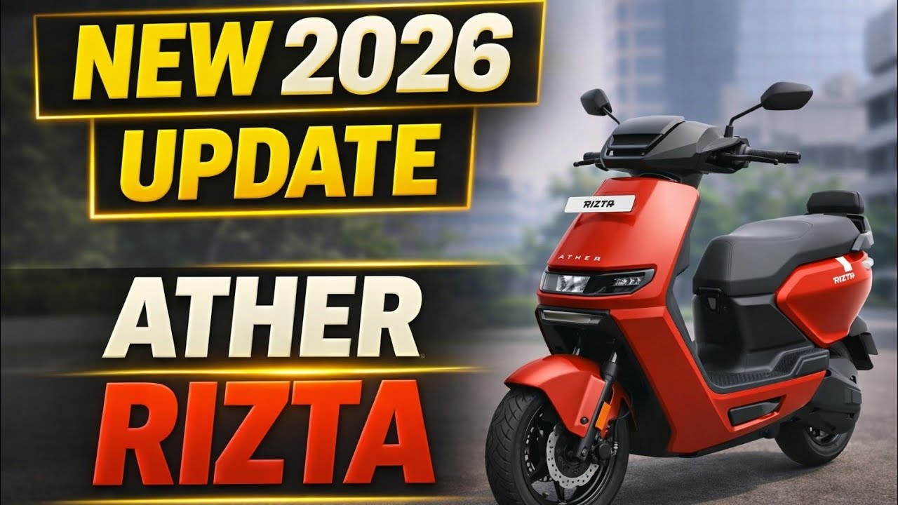 New Ather Rizta 2026 Software Update 🔥 Features, Design & First Look
