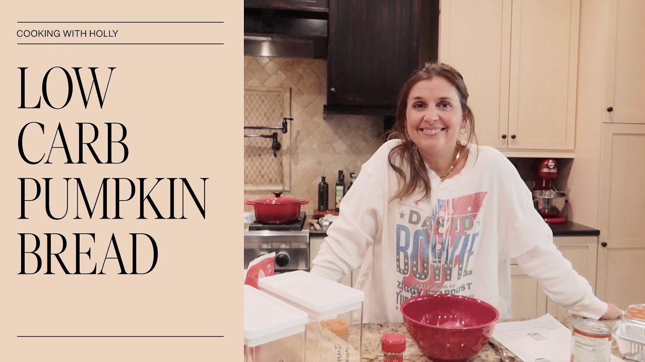 Low Carb Pumpkin Bread | Cooking with Holly