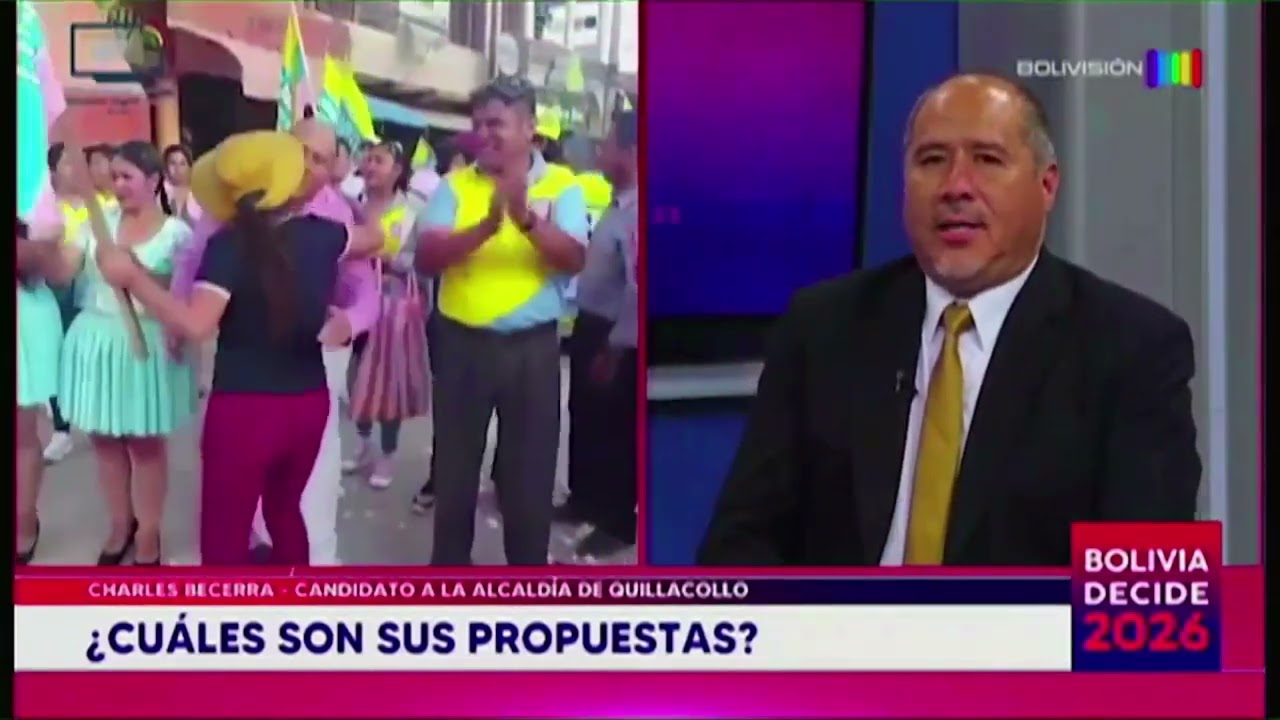 Hoy conoceremos a Charles Becerra, candidato a la Alcaldía de Quillacollo
