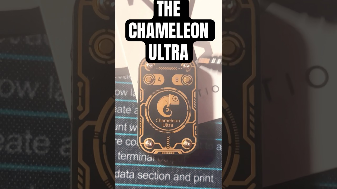 Chameleon Ultra Самый маленький #rfid #взлом #инструмент #хамелеон #ультра #кибербезопасность #пе...