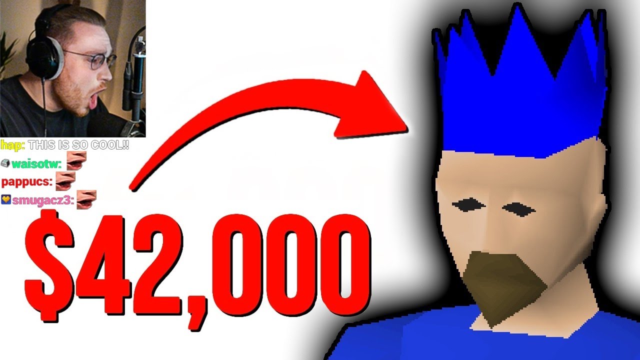 ohnepixel amazed by RuneScape's rarest items
