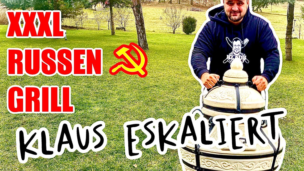 215 KG MONSTER GRILL AUS RUSSLAND - UNSER NEUER TANDOOR Aladdin --- Klaus grillt