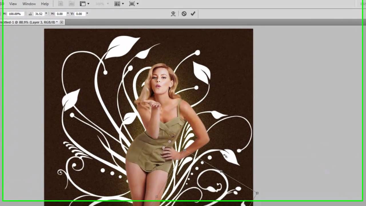 Photoshop CS6 - Abstract Floral Manipulation - Tutorial