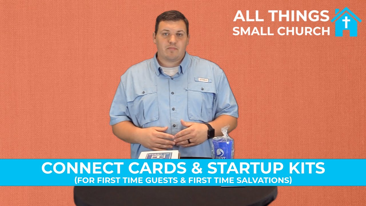 Church Connect Cards & Start-up Kit For New Believers - Small Church