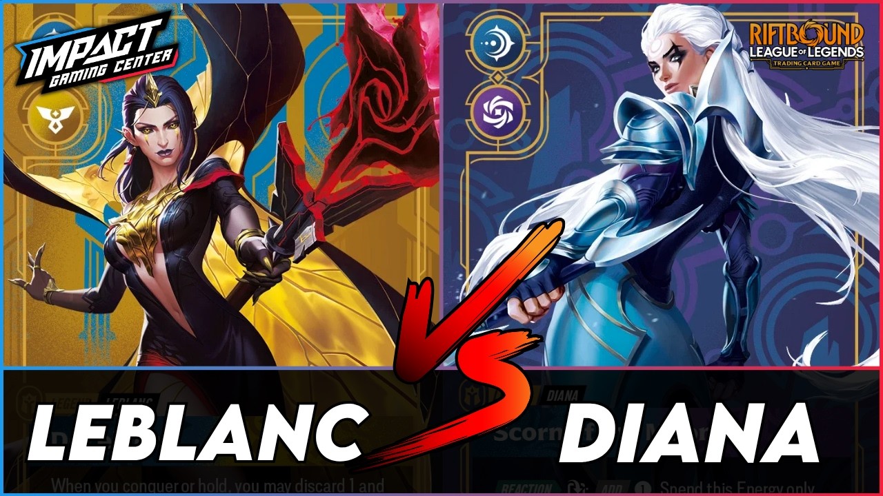 LeBlanc ПРОТИВ Diana [БУМАЖНЫЙ ФОРМАТ] | Раунд 3 | Riftbound Nexus Night | Unleashed Standard в IGC