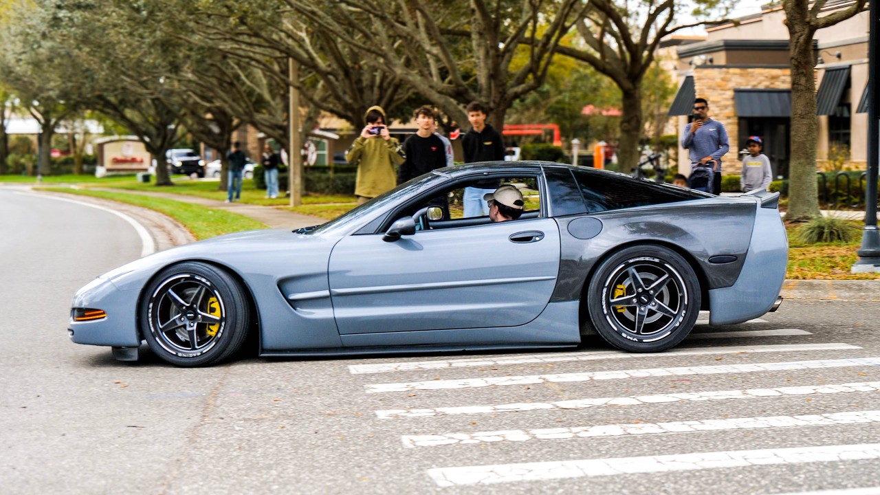 Cars & Coffee Winter Garden | Pullouts and Flybys on that hitstick!! | February 2025