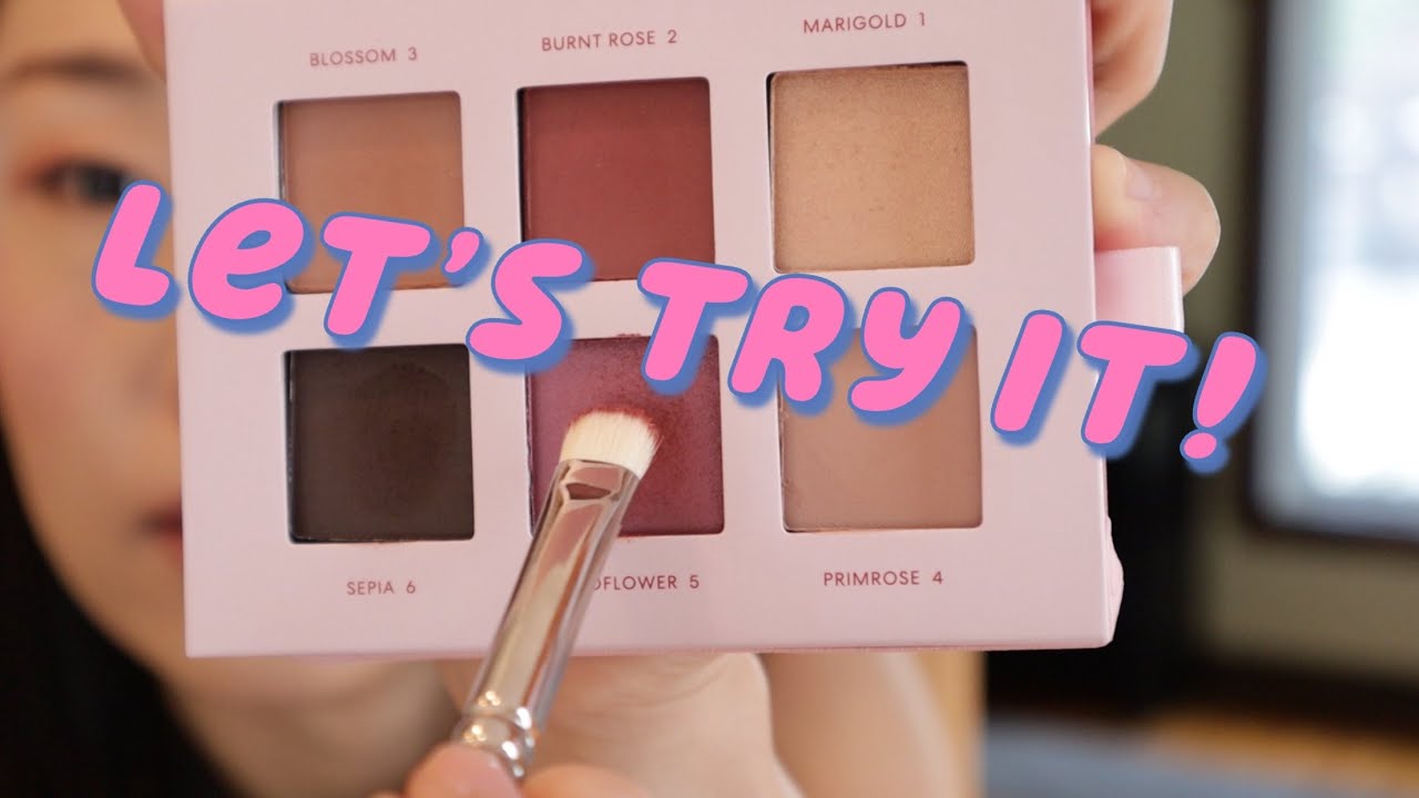 BareMinerals MINERALIST EYESHADOW PALETTE ROSEWOOD( swatch & makeup)