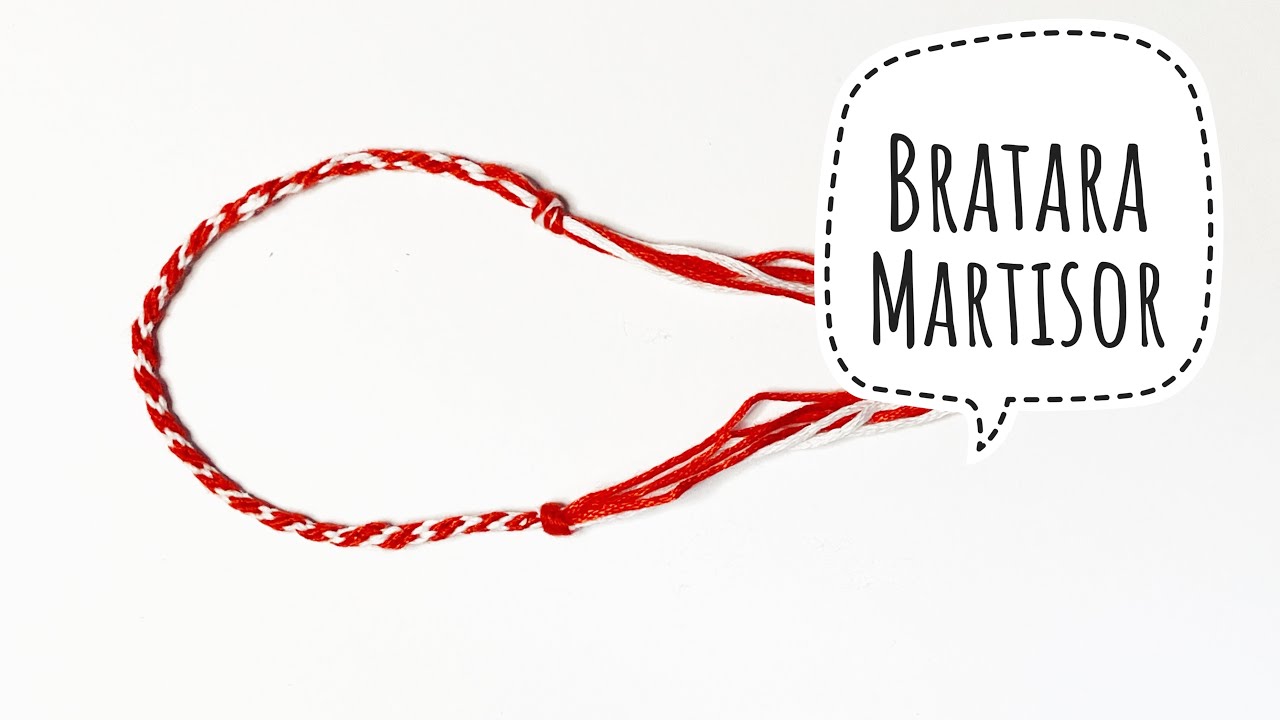 Bratara Martisor Simplu de Facut