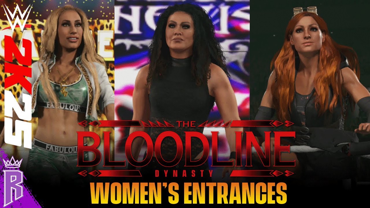 WWE 2K25: женские шоу Bloodline Dynasty #WWE2K25
