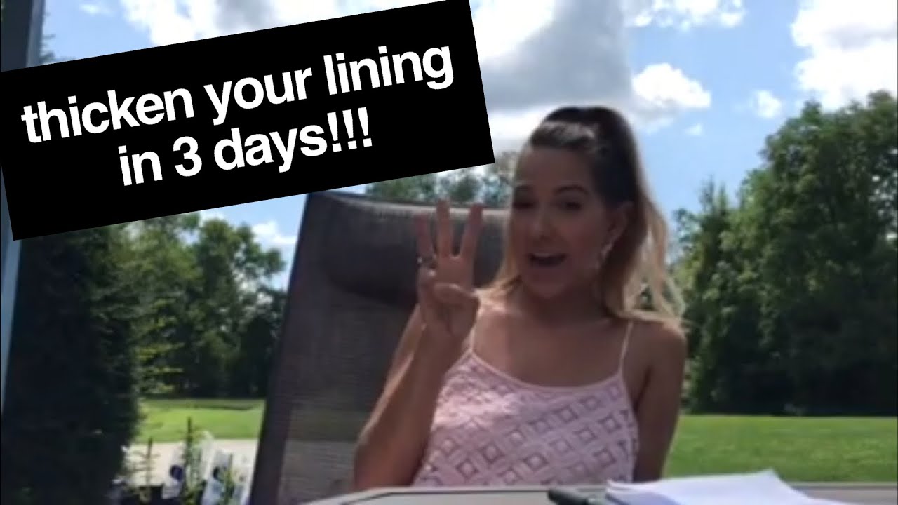 Thicken Your Lining FAST! | Uterine Lining | IVF, TTC