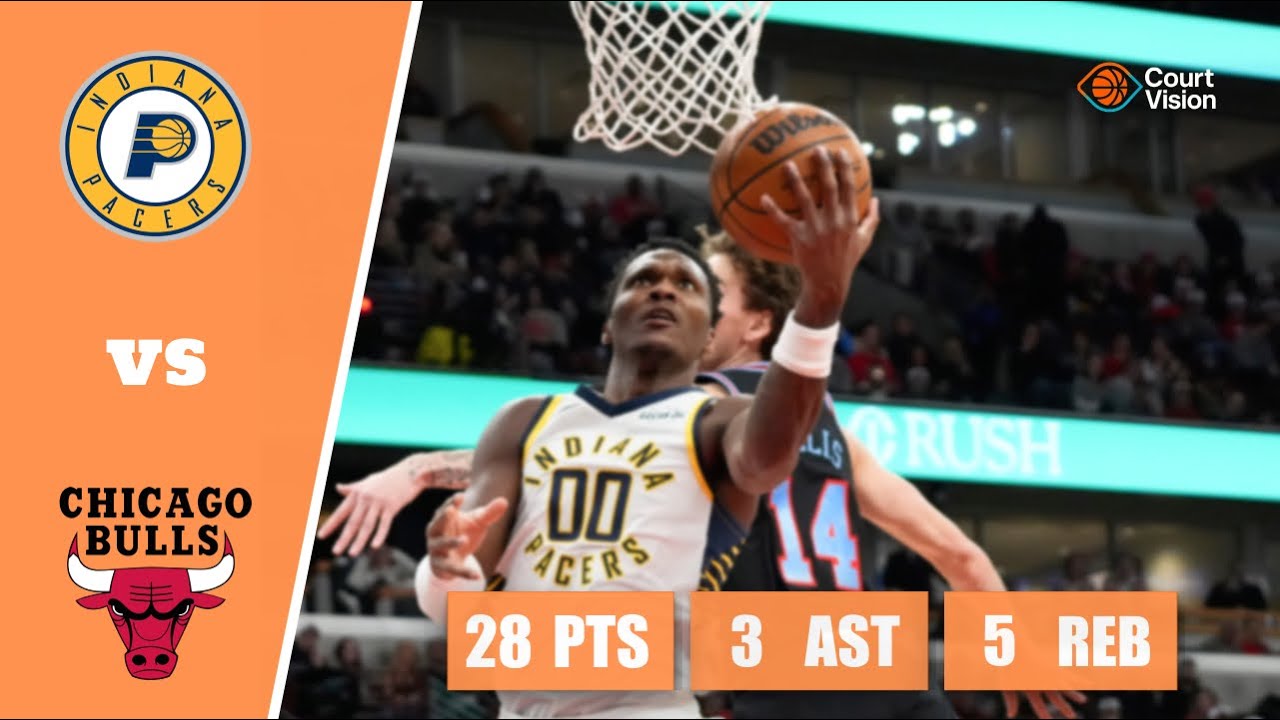 Bennedict Mathurin - 28 Points, 6 Three-Pointers, 3 Assists vs Bulls - 2025-26 Regular Season