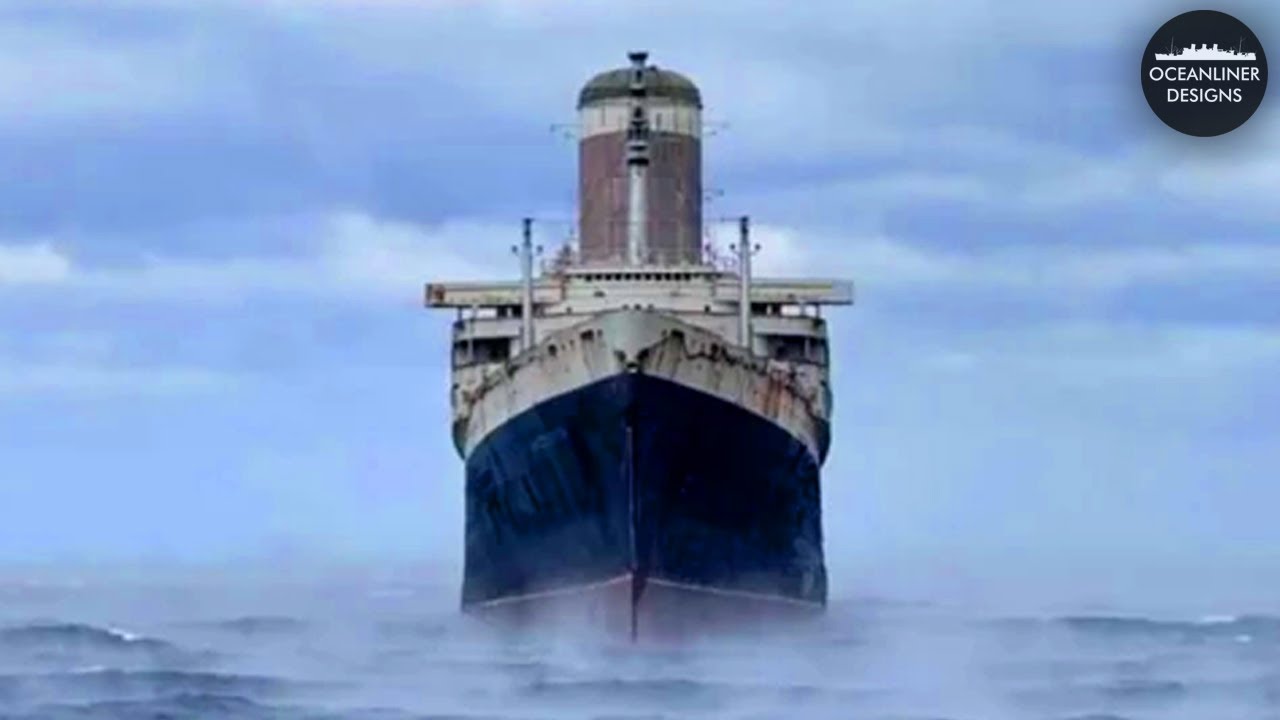 Goodbye, old friend. SS United States' last voyage.