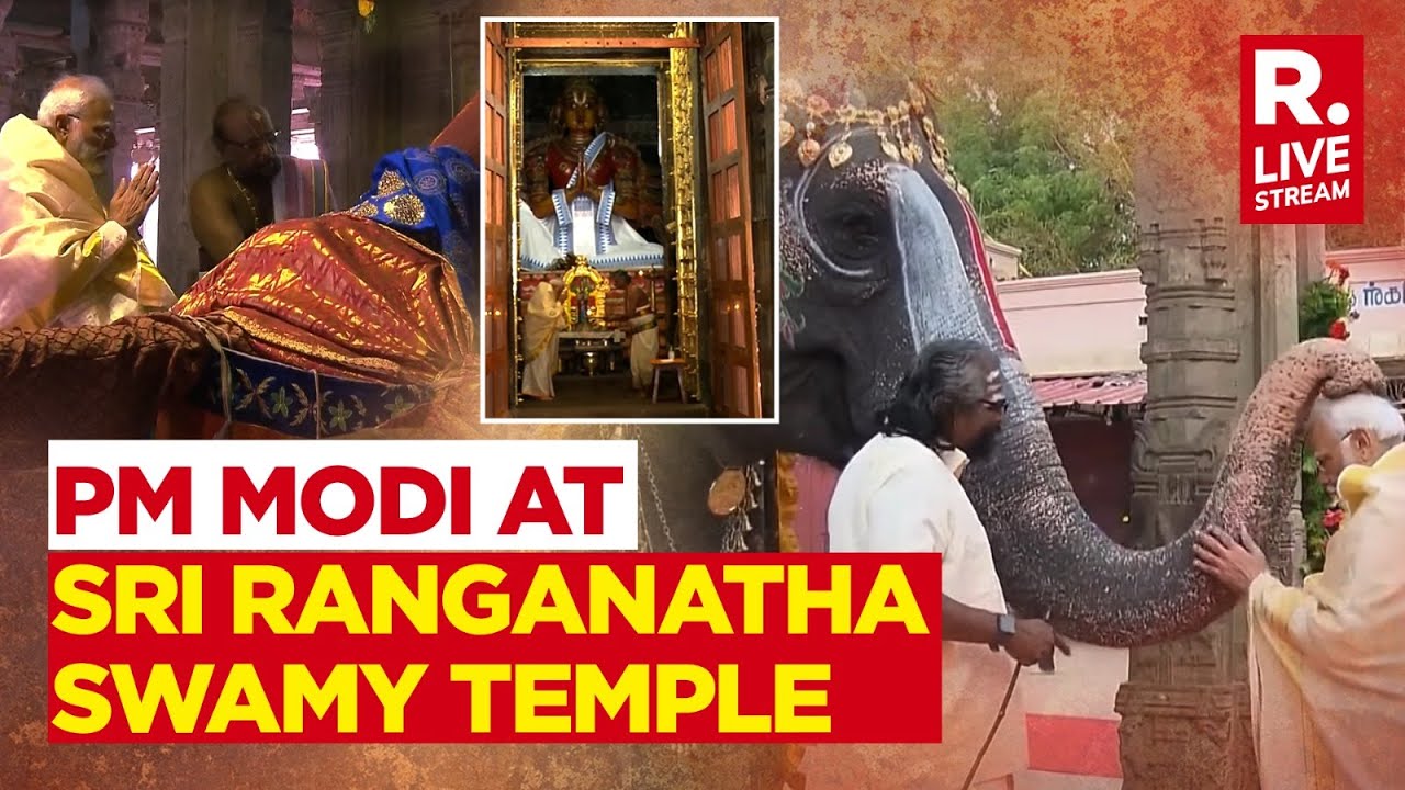 PM Modi Visits Sri Ranganathaswamy Temple As Part Of 11 Day Anushthan