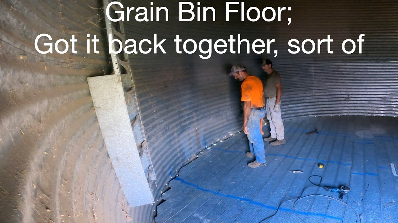 Пол зернового бункера; Собрал его обратно, вроде как