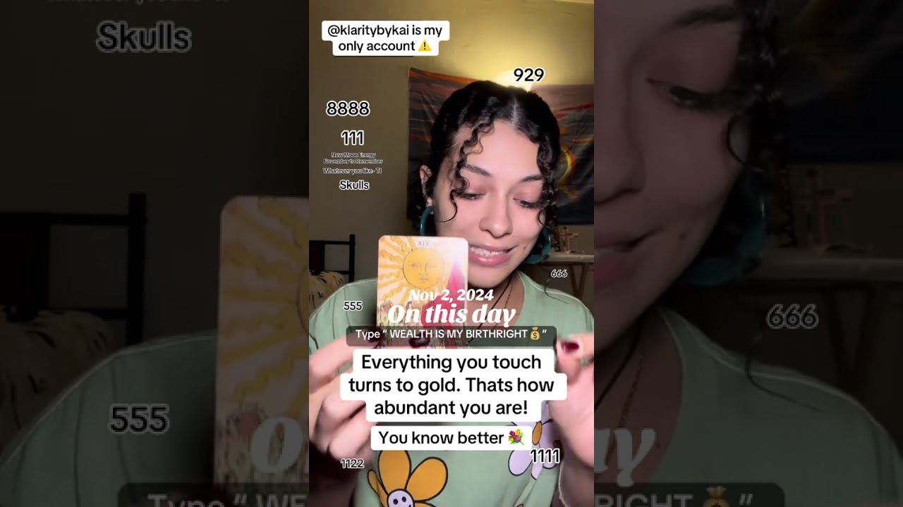Everything you touch turns to gold That's how abundant you are - Klarity by Kai