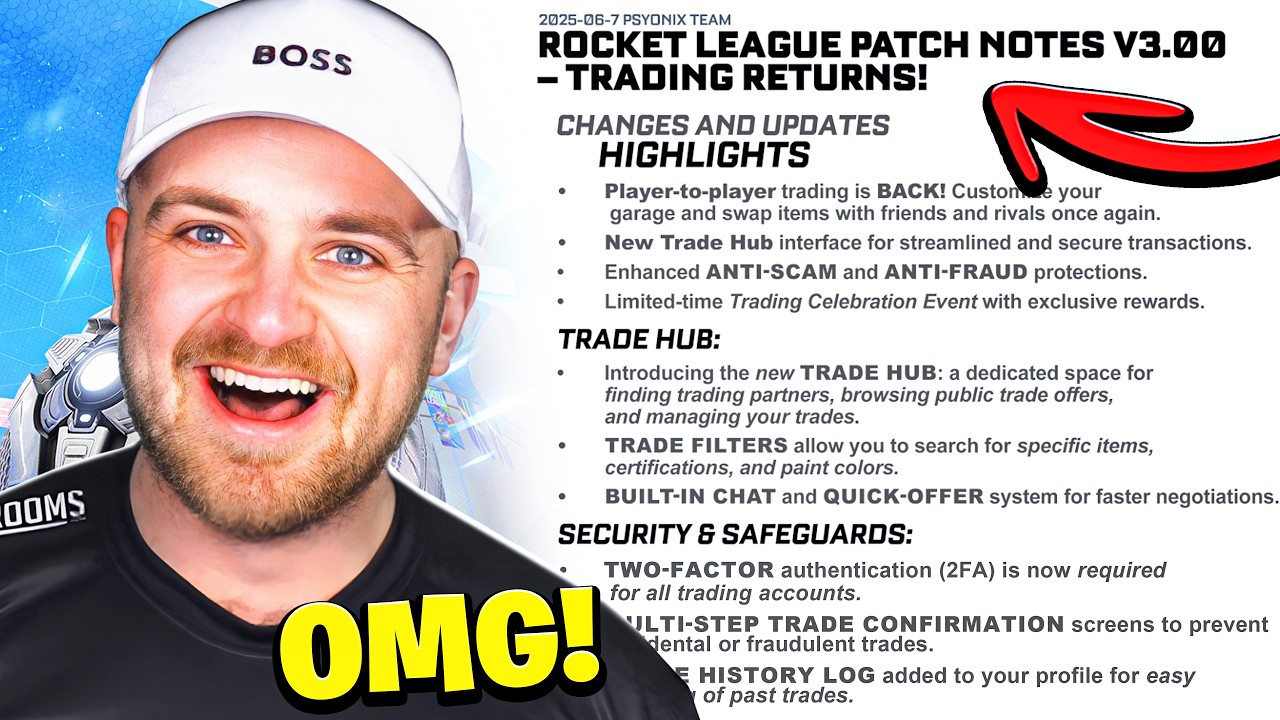 ФИНАЛЬНОЕ обновление торговли в Rocket League...