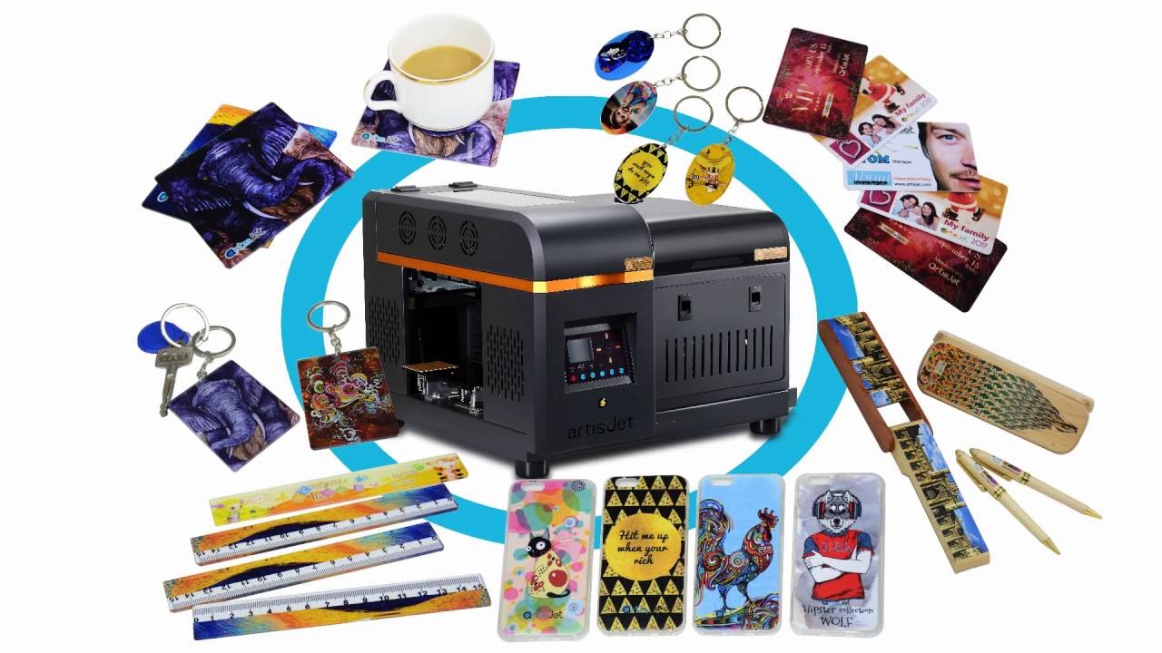 artisJet 2100U (Mobile cover printer, PVC card printer) UV LED printer