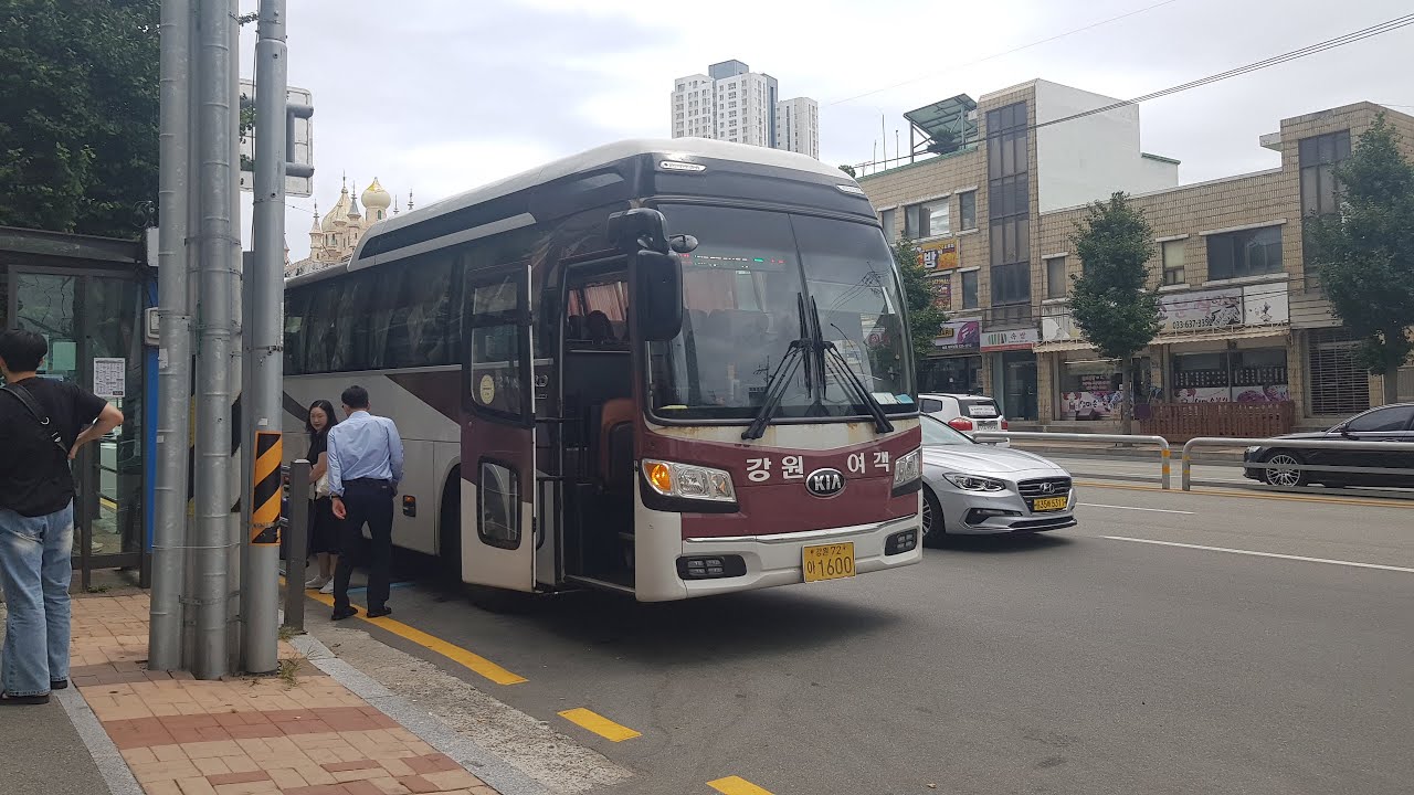 [시외버스] 강릉 주문진터미널-속초고속버스터미널 주행영상(Gangneung Jumunjin Bus Terminal-Sokcho Express Bus Terminal)
