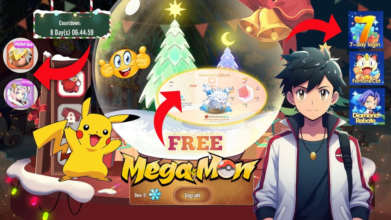 ❄️Winter Event❄️| Free Of All | MegaMon Global | POKE GAMER07 |