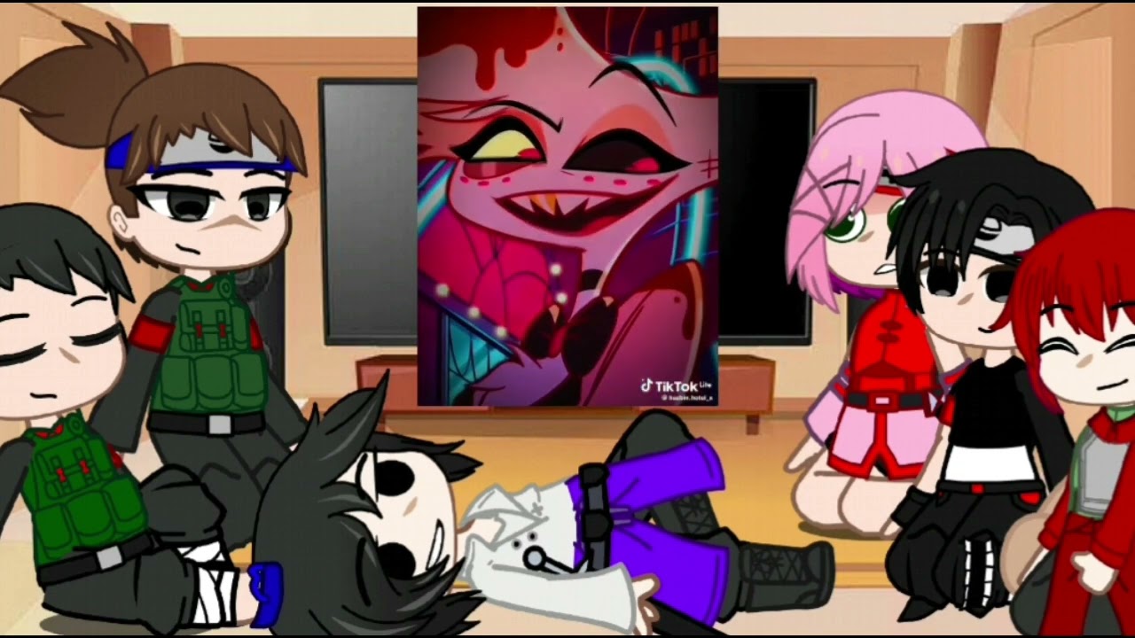 los amigos de naruto reaccionan a naruto es anguel duts//🌌💜🌃🖤🕸🕷//