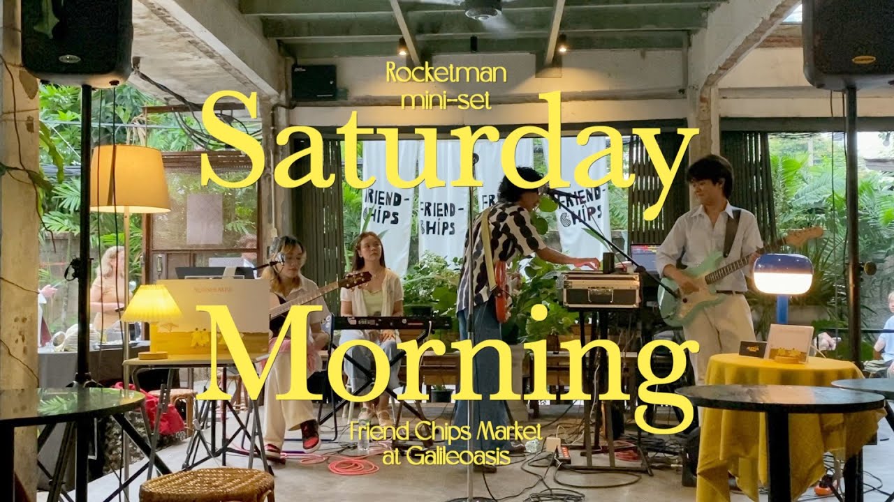 Rocketman - Saturday Morning | mini-set Live at Friend Chips Market, Galileoasis