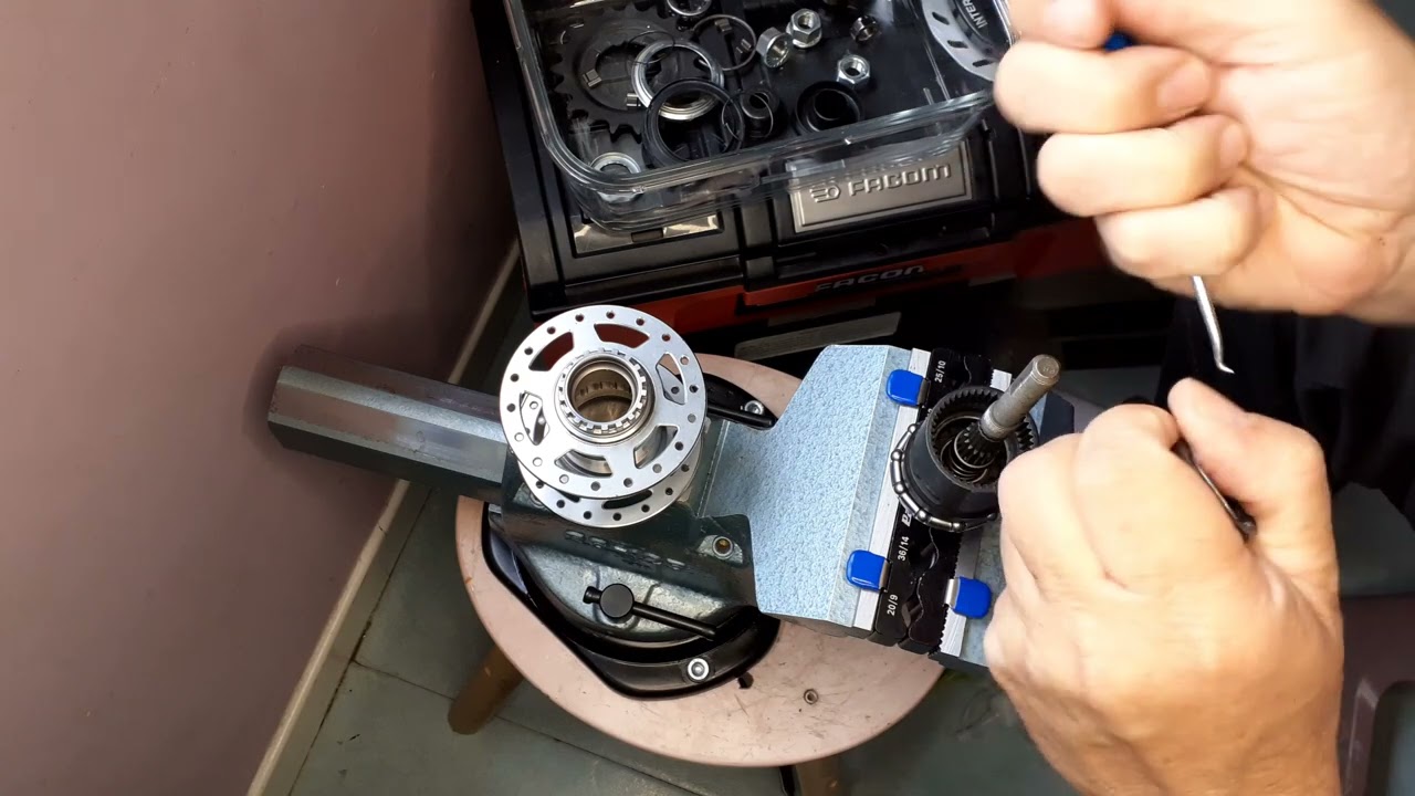 d&eacute;montage shimano nexus SG-3R40 partie 1 🇨🇵