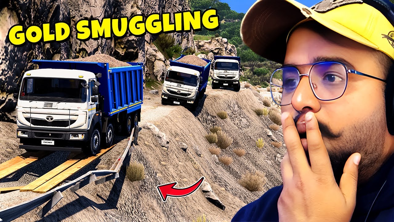 ETS2 INDIA MAP &ndash; GOLD SMUGGLING IN TATA SIGNA TIPPER IS INSANE! ⚠️💰