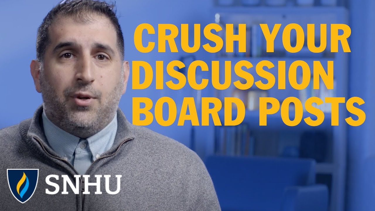 5 Techniques for Crushing Your Discussion Board Assignments