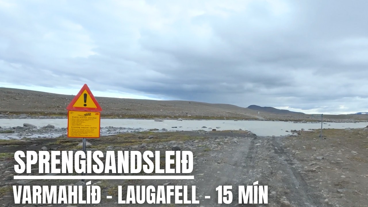 Sprengisandsleið frá Skagafirði á 15 min - F752