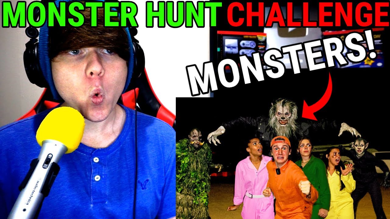 Monster hunt challenge @NelsonBoys REACTION!
