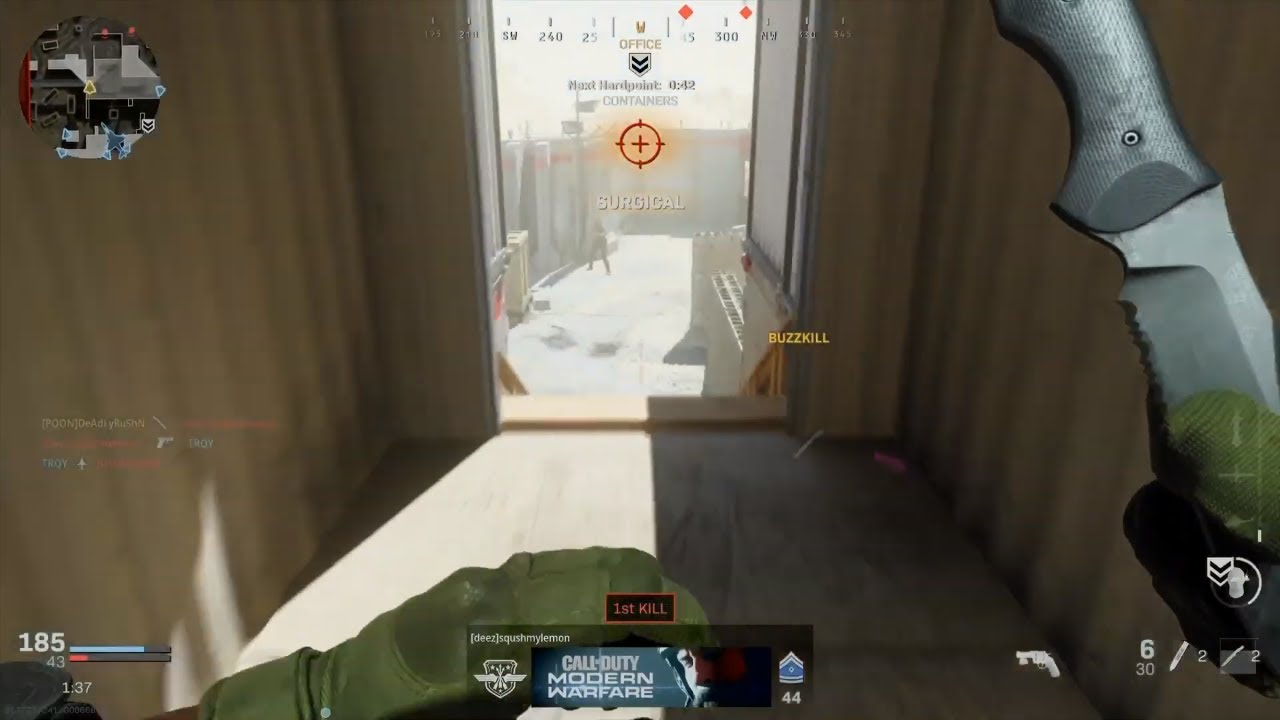 Call Of Duty Modern Warfare 100 Epic Throwing Knife KIlls Montage